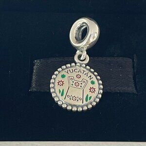 "Pandora Yucatan  Quintana Roo Dangle Charm  Mayan world Pendant